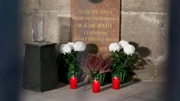 Gedenktafel Mozart im Stephansdom.