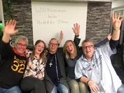 V.l.: Thomas, Ines, Gastgeber Steffen, Sabrina und Joachim