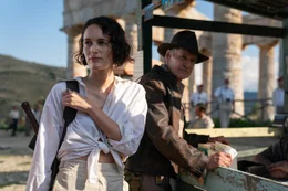 Helena Shaw (Phoebe Waller-Bridge) und Indiana Jones (Harrison Ford).