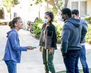 Sophina Brown (Joyce), Barrett Doss (Victoria Hughes), Okieriete Onaodowan (Dean Miller), Jay Hayden (Travis Montgomery).