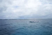 Ansicht auf den Wasser von den Boot Ansicht auf den Wasser von den Boot