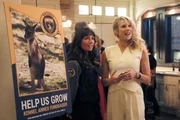 L-R Victoria Sands (Grace Palmer) and  Fiona Holcomb (Lucy Punch)