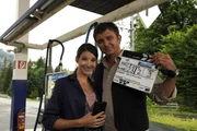Sophie Wepper und Hans Sigl am Set von "Der Bergdoktor". Sophie Wepper und Hans Sigl am Set von "Der Bergdoktor".