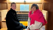 Annette Krause mit Organistin Jasmin Neubauer.