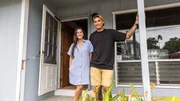 Kamohai Kamala and Tristyn Kalama, as seen on Renovation Aloha, Season 2.