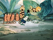 Maja, Flip und Willie haben den Totengräbern ein Schnippchen geschlagen. Maja, Flip und Willie haben den Totengräbern ein Schnippchen geschlagen.