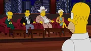 Einer Fachjury präsentiert Homer (r.) einer seiner verrückten neuen Ideen. Doch der einzige, der sich aus kapitalistischen Gründen dafür interessiert, ist Mr. Burns (l.) ... Einer Fachjury präsentiert Homer (r.) einer seiner verrückten neuen Ideen. Doch der einzige, der sich aus kapitalistischen Gründen dafür interessiert, ist Mr. Burns (l.) ...