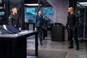 l-r: David 'Deacon' Kay (Jay Harrington), Jessica Cortez (Stephanie Sigman) und Daniel 'Hondo' Harrelson (Shemar Moore)