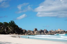Str&auml;nde und Felsformationen, La Digue.