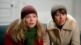 Isabelle Carr&eacute; as Virginie and Val&eacute;rie Bonneton as Sandrine.