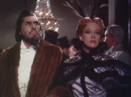 Svengali (Donald Wolfit, l.); Trilby (Hildegard Knef, r.)