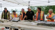 Charles Barkhouse (2.v.l.), Terry Matheson (3.v.l.), Rick Lagina (2.v.r.), Craig Tester (r.)