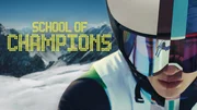 Key Visual Sendereihenbild mit Typo zu "School of Champions". Serie &uuml;ber ein Internat, in dem Nachwuchs-Leistungssportler im Skisport ausgebildet werden.