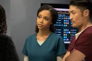 April Sexton (Yaya DaCosta) und Ethan Choi (Brian Tee) +++ Die Verwendung des sendungsbezogenen Materials ist nur mit dem Hinweis und Verlinkung auf RTL+ gestattet. April Sexton (Yaya DaCosta) und Ethan Choi (Brian Tee) +++ Die Verwendung des sendungsbezogenen Materials ist nur mit dem Hinweis und Verlinkung auf RTL+ gestattet.