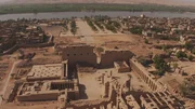 Der Tempel von Karnak am Nilufer  +++