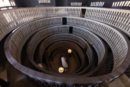 Das Theatrum anatomicum in Padua dient als Vorbild f&uuml;r alle sp&auml;teren westlichen Anatomietheater.