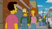 Ned Flanders (2.v.l.) gewinnt einen Ausflug in den Grand Canyon für zwei Familien. Da er diesen von der Kirche gewonnen hat, beschließt Reverend Timothy Lovejoy (l.), dass Ned und Maude (M.) Homer (r.) und Marge (2.v.r.) mit Familie zu ihrem Ausflug nehmen sollen. Doch ist das wirklich eine gute Idee? Ned Flanders (2.v.l.) gewinnt einen Ausflug in den Grand Canyon für zwei Familien. Da er diesen von der Kirche gewonnen hat, beschließt Reverend Timothy Lovejoy (l.), dass Ned und Maude (M.) Homer (r.) und Marge (2.v.r.) mit Familie zu ihrem Ausflug nehmen sollen. Doch ist das wirklich eine gute Idee?
