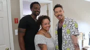 Keith Enty (left) and Charis Enty (center) pose with host David Bromstad (right) at Lynnhaven Manor. Keith Enty (left) and Charis Enty (center) pose with host David Bromstad (right) at Lynnhaven Manor.