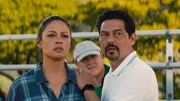 Jane Tennant (Vanessa Lachey, l.); Daniel Tennant (Anthony Ruivivar, r.).