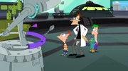 L-R: Phineas, Dr. Heinz Doofenshmirtz, Perry the Platypus, Ferb L-R: Phineas, Dr. Heinz Doofenshmirtz, Perry the Platypus, Ferb