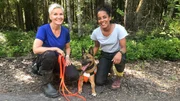 Pia und Biologe Ralf haben im finnischen Wald ein junges Gleithörnchen gefunden.; Pia darf Ralf unterstützen und ein Gleithörnchen vermessen.; Pia zusammen mit Hundetrainerin Tanja und Taru, einer belgischen Schäferhund Dame, die Gleithörnchen-Spuren erschnüffeln kann. Pia und Biologe Ralf haben im finnischen Wald ein junges Gleithörnchen gefunden.; Pia darf Ralf unterstützen und ein Gleithörnchen vermessen.; Pia zusammen mit Hundetrainerin Tanja und Taru, einer belgischen Schäferhund Dame, die Gleithörnchen-Spuren erschnüffeln kann.