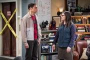 Jim Parsons (Sheldon Cooper), Mayim Bialik (Amy Farrah Fowler).