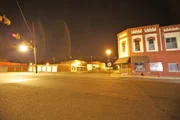 Downtown Beebe by night.