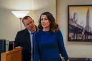 Danny Reagan (Donnie Wahlberg, l.); Erin Reagan (Bridget Moynahan, r.)