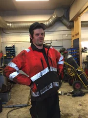 TRONDHEIM, NORWAY - Portrait of truck tower Marius Winum. (Photo Credit: National Geographic Channels)