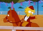 Lisa nimmt Reitstunden.