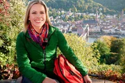 Moderatorin Andrea Grie&szlig;mann besucht die sch&ouml;ne Stadt Heidelberg.