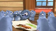 Grizzy und die Lemminge erhalten eine Lieferung, die der Himmel schickt: eine Riesenkiste Schokocremegl&auml;ser. Gerade als sie versuchen, die Kiste zu &ouml;ffnen, verschwindet sie pl&ouml;tzlich. Gemeinsam begeben sie sich auf die Suche nach dem Dieb der leckeren Schokocreme.  +++