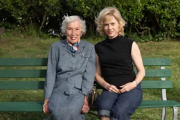 L-R: Margaret Keane und Amy Adams