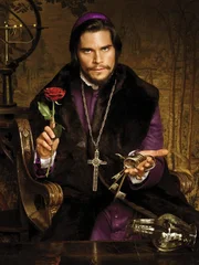 (2. Staffel) - Unterst&uuml;tzt K&ouml;nig Henry VIII. bei der Scheidung von K&ouml;nigin Katharina von Aragon und gewinnt somit dessen Gunst: Thomas Cranme (Hans Matheson) ...