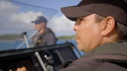 Marine Interdiction Agent Gutierrez patrouilliert in der N&auml;he der Isla De Culebra, Puerto Rico, auf der Suche nach Schmugglern. in (National Geographic)