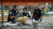 CBP Agriculture Specialists examine a suspicious green powder at Miami International Airport. (National Geographic/Lucky 8 TV) CBP Agriculture Specialists examine a suspicious green powder at Miami International Airport. (National Geographic/Lucky 8 TV)