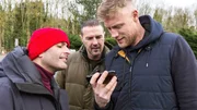 V.l.: Chris Harris, Paddy McGuinness, Freddie Flintoff  Die Verwendung des sendungsbezogenen Materials ist nur mit dem Hinweis und Verlinkung auf TVNOW gestattet.