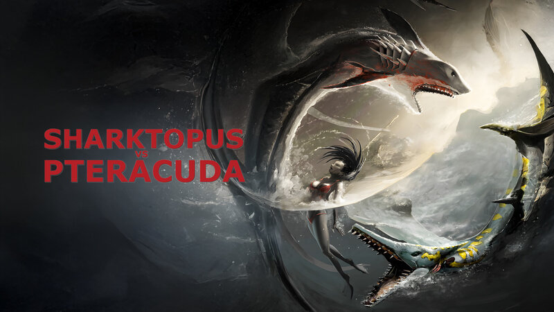Sharktopus vs Pteracuda – Kampf der Urzeitgiganten (USA, 2014)