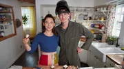 Portrait of Molly Yeh and her husband Nick making her S'mores Brownies, as seen on Girl Meets Farm, Season 7. Portrait of Molly Yeh and her husband Nick making her S'mores Brownies, as seen on Girl Meets Farm, Season 7.