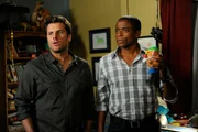 PSYCH -- "YANG 3 IN 2D" Episode #5013 -- Pictured: (l-r) James Roday as Shawn Specer, Dule Hill as Gus Guster