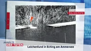 Polizeifoto: Leichenfund in Eching am Ammersee
