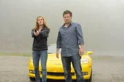 PSYCH &ndash; Episode 610 "Neil Simon's Lover's Retreat" &ndash; (l-r) Maggie Lawson as Juliet O'Hara, James Roday as Shawn Spencer