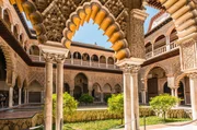 Der ehemalige K&ouml;nigspalat Re&aacute;l Alcazar in Sevilla ist UNESCO Weltkulturerbe.