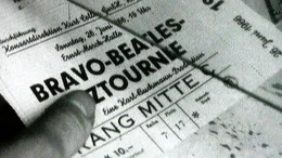 Eine der begehrten Eintrittskarten f&uuml;r die "BRAVO"-Beatles-Blitztournee.