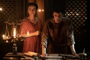 l-r: Livia (Kasia Smutniak), Gaius (Matthew McNulty)