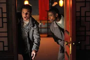 PSYCH -- "Romeo and Juliet and Juliet" -- Pictured: (l-r) James Roday as Shawn Spencer, Dule Hill as Gus Guster -- Photo by: Alan Zenuk/USA Network
