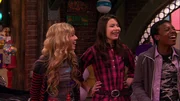 v.li.: Sam Puckett (Jennette McCurdy), Carly Shay (Miranda Cosgrove), Fleck (Daven Wilson) v.li.: Sam Puckett (Jennette McCurdy), Carly Shay (Miranda Cosgrove), Fleck (Daven Wilson)