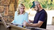 Dave and Jenny working on renovations, as seen on Fixer to Fabulous, Season 6.