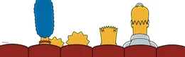 Familienausflug ins Kino: Familie Simpson sieht sich einen "Itchy-&-Scratchy"-Film im Kino an.