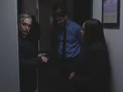 Det. Allie Roberts questioning Tracey's coworkers.